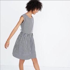 Madewell Gingham Dress with ties